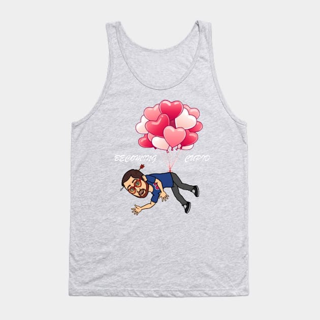 Becoming Cupid Floating Away Design Tank Top by BecomingCupid